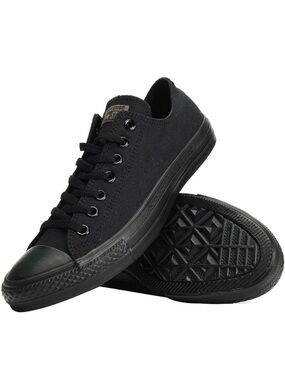 Converse Chuck Taylor All Star Low – Black– Women’s 7.5 (Men’s 5.5) – New